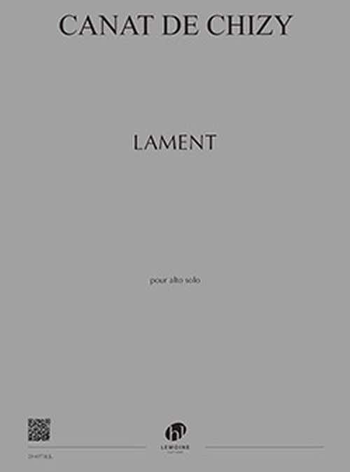 Canat De Chizy Edith - Lament - Alto