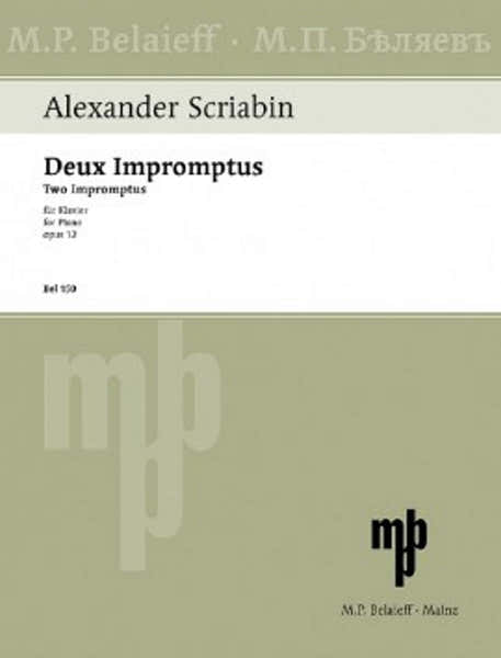 Belaieff Skrjabin A. - Deux Impromptus Op.12 - Piano