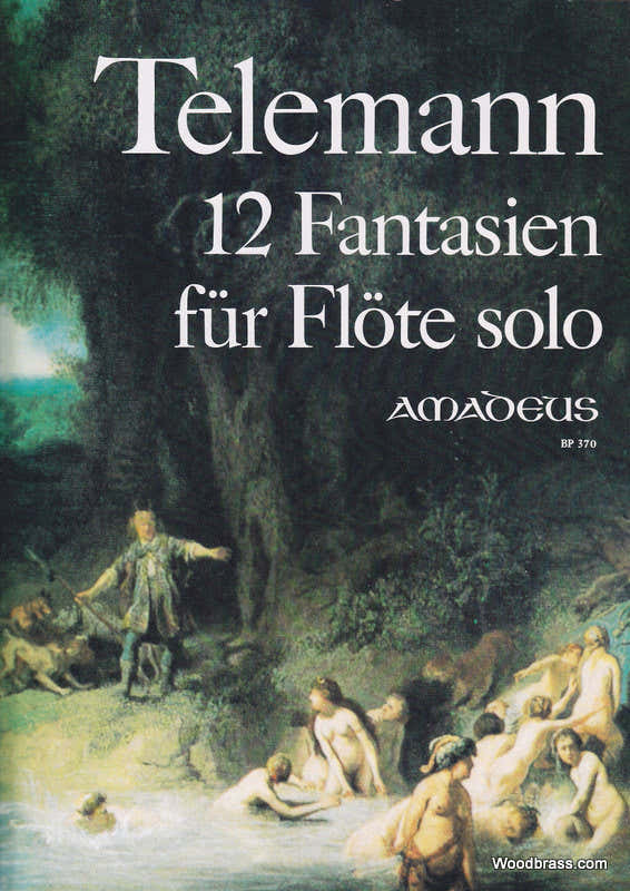 Telemann G. PH. - 12 Fantasien - Flute A Bec Alto Solo