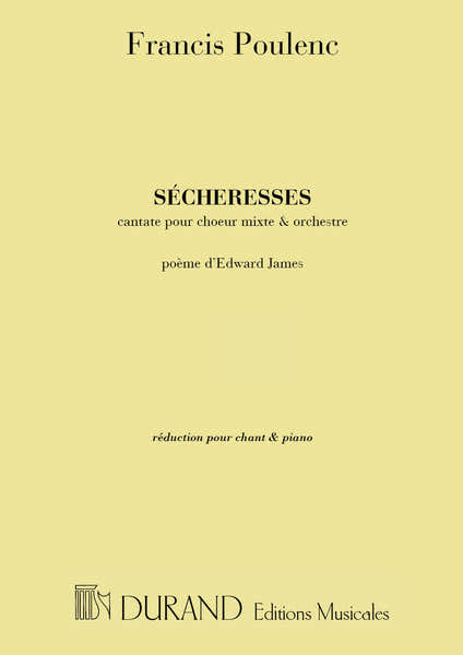 Poulenc F. - Secheresses - Chant et Piano