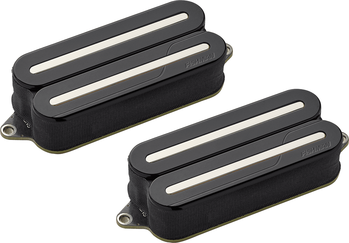 SET FLUENCE MODERN OPENCORE, 7 STRINGS, 3 VOICES, BLACK, RAIL NICKEL