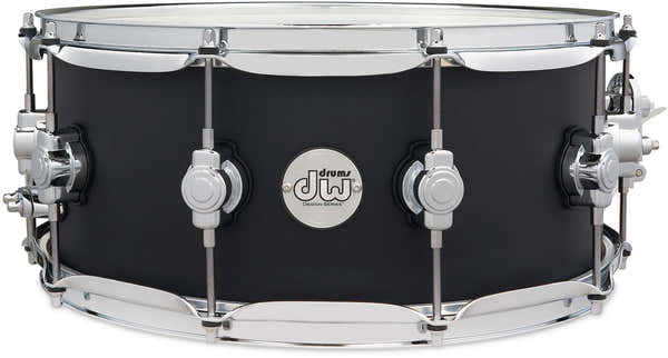 DW Drum Workshop Snaredrum Design Series Black Satin 14X6