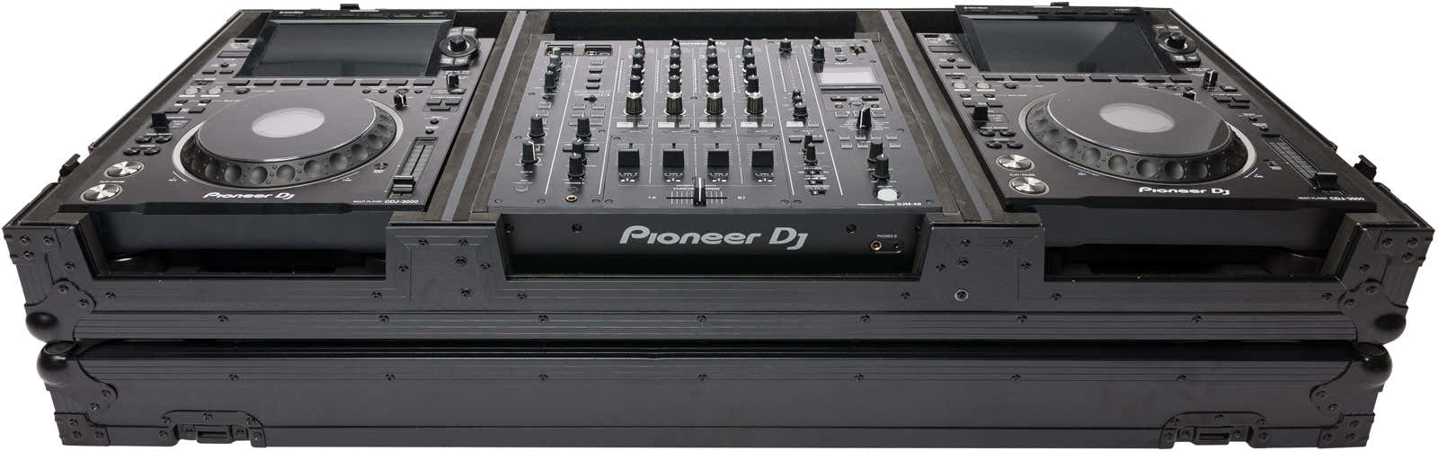 Multi-formaat koffer voor speler/mixer (V10/A9) set zwart/zwart
