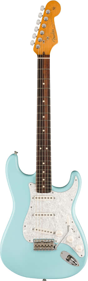 Stratocaster Signatuur Corry Wong RW LTD Daphneblauw