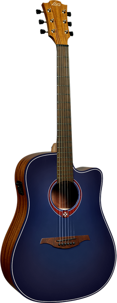 Lâg Tramontane T-Blue-DCE Dreadnought Ctw Blauw Burst