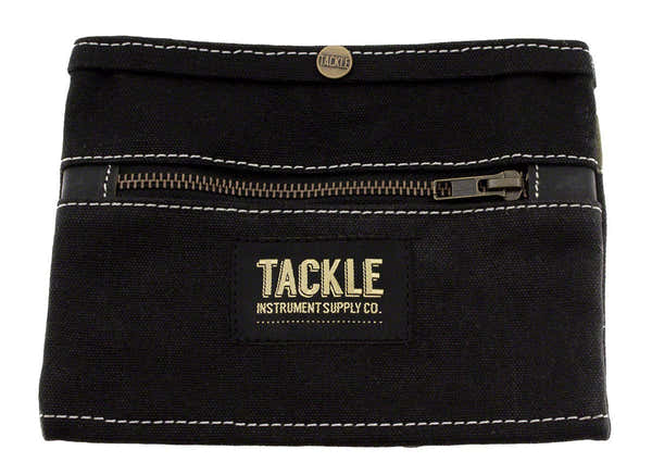 Etui van Gewaxte Canvas - Zwart