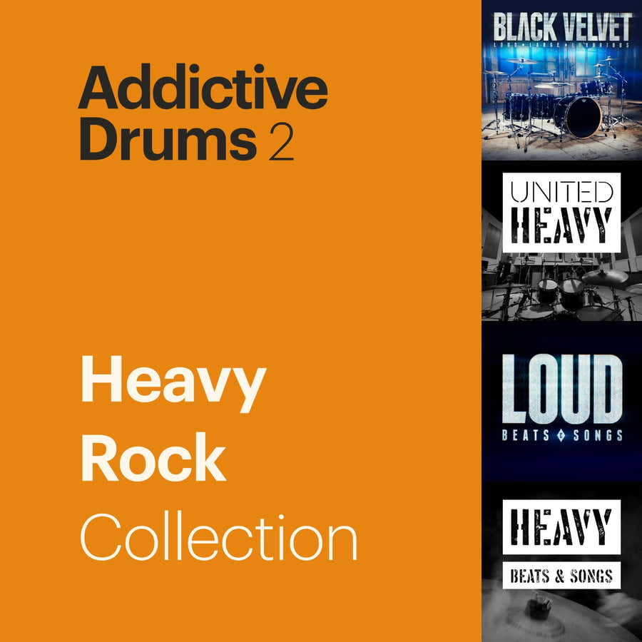 Addictive Drums 2 Heavy Rock-collectie