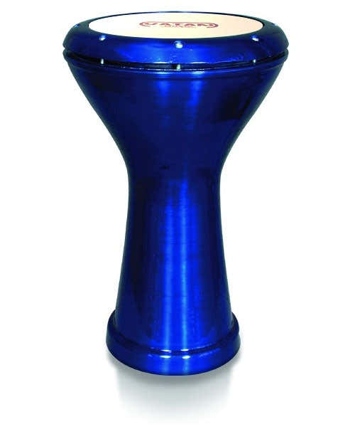 Egyptische Darbouka 3026 Gelakte ( Blauwe)