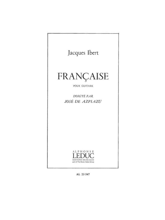 Ibert Jacques - Francaise - Guitare