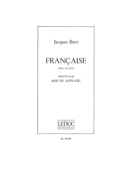 Leduc Ibert Jacques - Francaise - Guitare