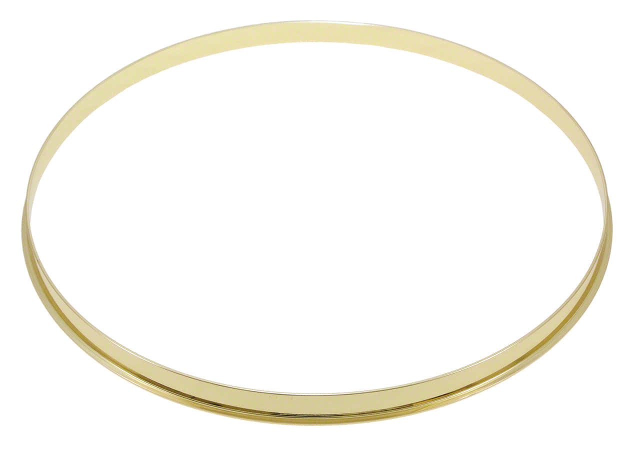 Stalen Hoepel 12" Goud 2.3mm Simple Flange