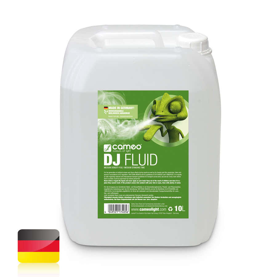 DJ FLUID 10L - GEMIDDELDE DICHTHEID EN HOUDENDE ROOKMACHINEVLOEISTOF - 10 L
