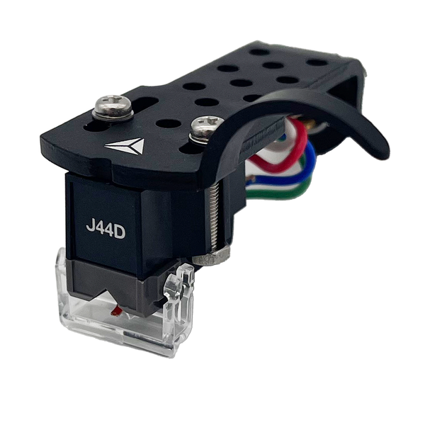 Jico J44D IMPROVED DJ KIT WITH BLACK HEADSHELL SCREWS AND WIRES