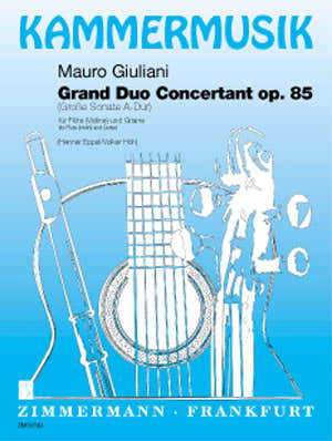 Giuliani M. - Grote sonate Op. 85 - Fluit (viool) en gitaar