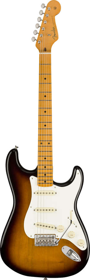 Stratocaster 1954 Virginia Signature Eric Johnson MN 2-kleuren-Sunburst