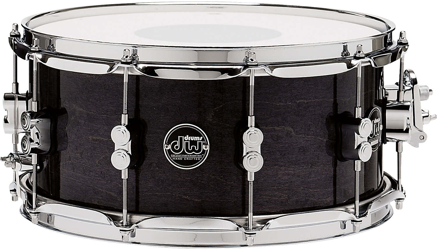 SNARE DRUM PERFORMANCE LACQUER EBONY STAIN
