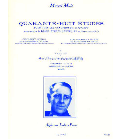 48 Etudes voor alle saxofoons van Ferling - Mule