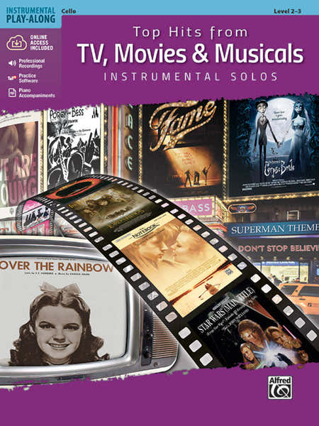 Alfred Publishing Top Hits From TV Movies & Musicals - Cello