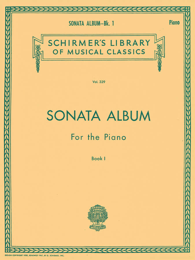 Sonata-album voor piano - Boek 1