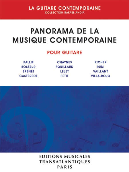 Transatlantiques Rafael Andia - Panorama De La Guitare Contemporaine