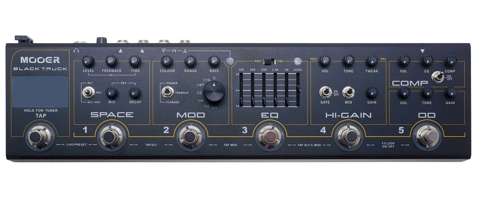 Multi-effecten pedaalcombinatie