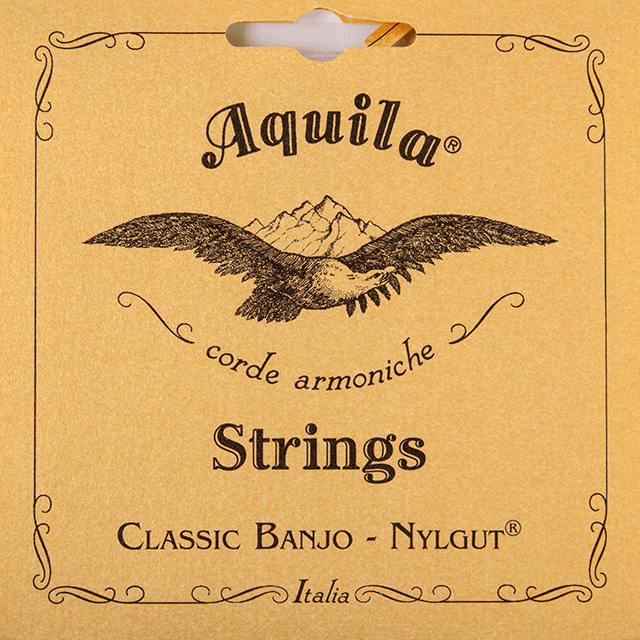 2B NYLGUT BANJO SET 5 STRINGS DBGDG LOW TENSION 1 RED STRING