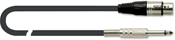 MX777-9 XLR FEMALE CABLE - 9M MONO JACK