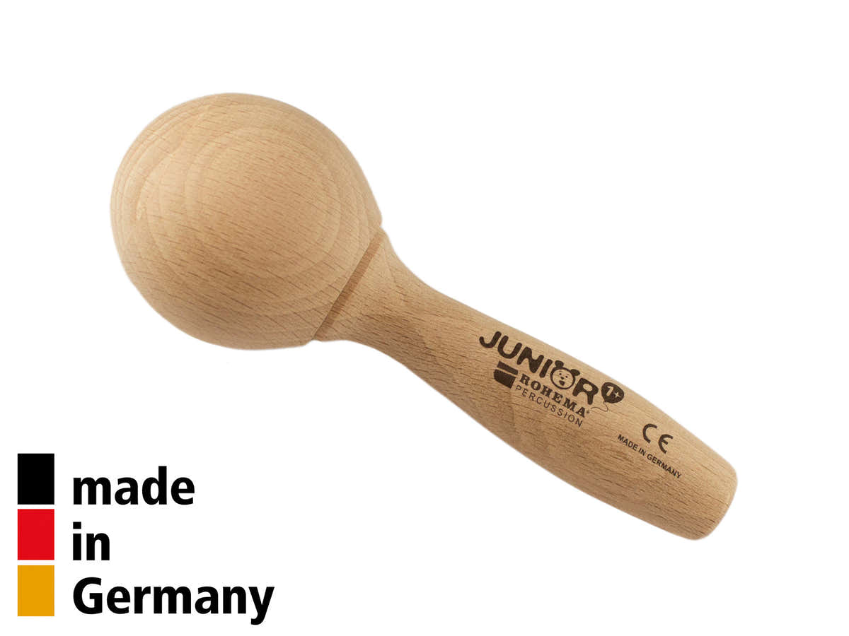 Mini Maracas Beukenhout 13CM - Natuurlijke Afwerking - 1+