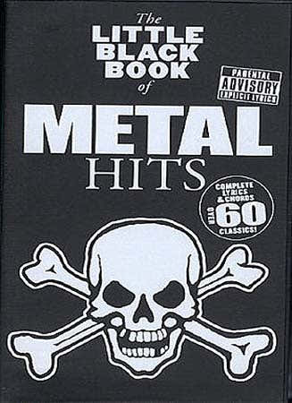 Klein zwart boek met metalhits