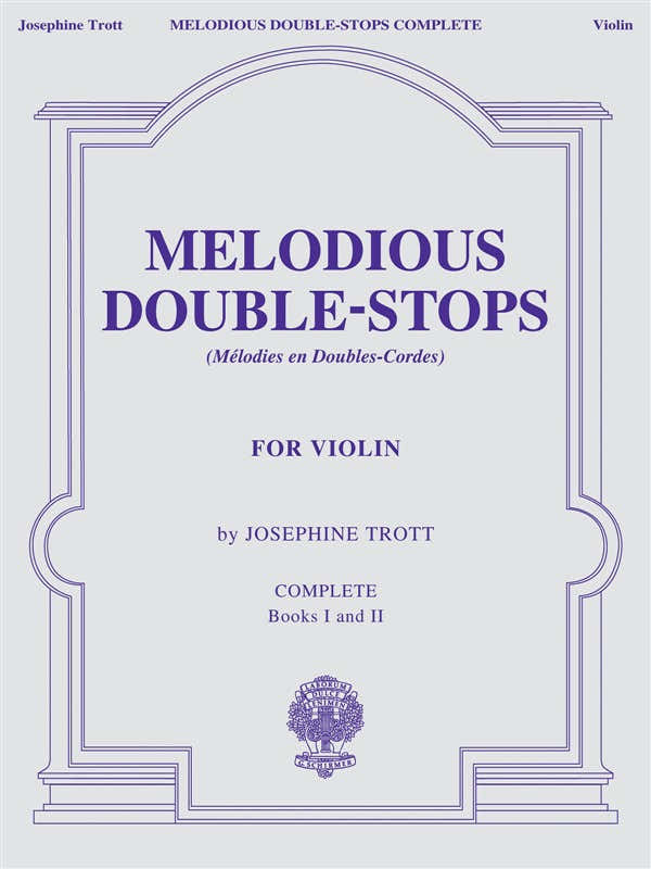 Trott Josephine - Melodieuze dubbelgrepen compleet voor viool - Boeken I en II - Viool