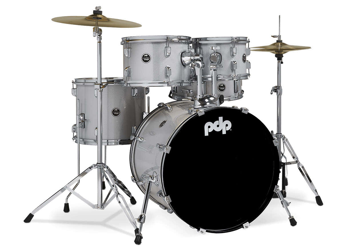 E-DRUMSETS CENTERSTAGE DIAMOND WHITE SPARKLE PDCE2015KTDW