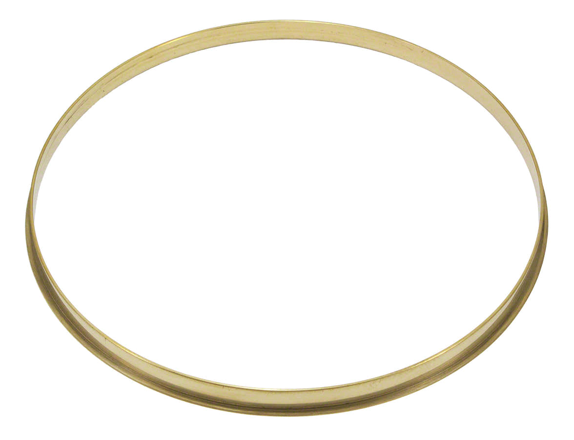HSFB23-14RA - 14" 2.3MM RAW BRASS SINGLE FLANGE DRUM HOOP