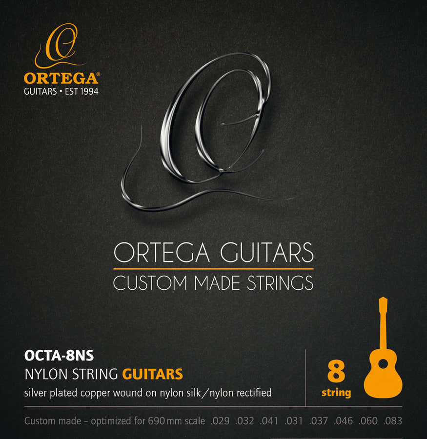 STRINGS PACK GUITAR 8 CORDES ORTEGA