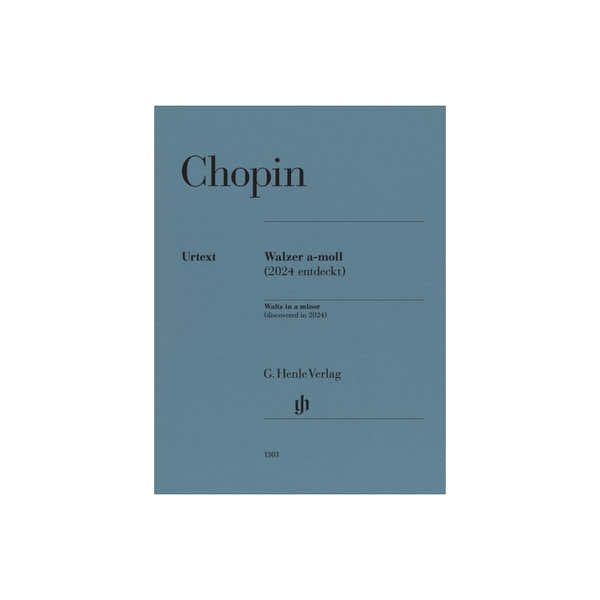 CHOPIN FREDERIC - VALSE EN LA MINEUR (DECOUVERTE EN 2024)