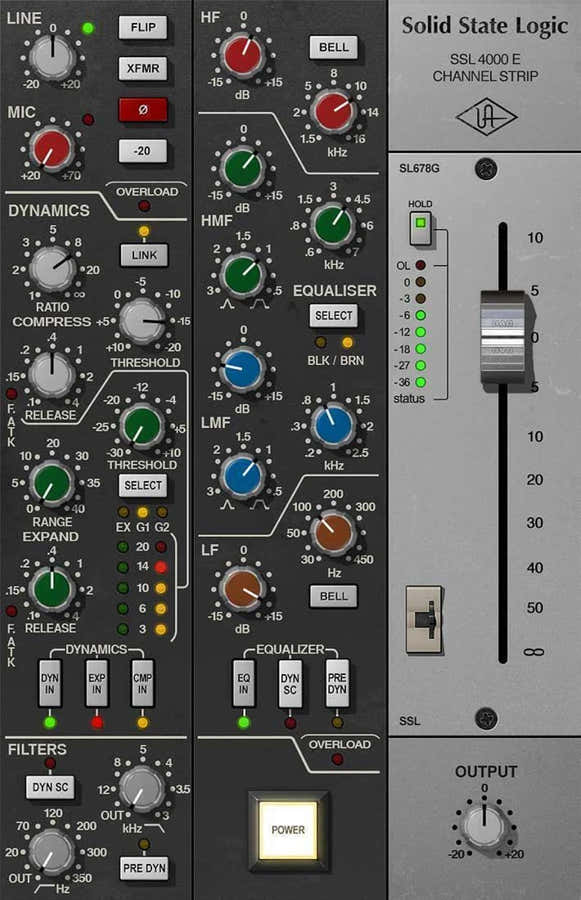 UAD SSL 4000 E kanaalstrip