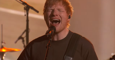 Ed Sheeran speelt live bij Jimmy Kimmel met John Mayer en Dave Grohl