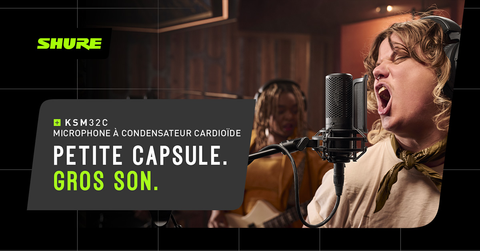 Shure KSM32C-SM: de ultieme neutrale condensatormicrofoon