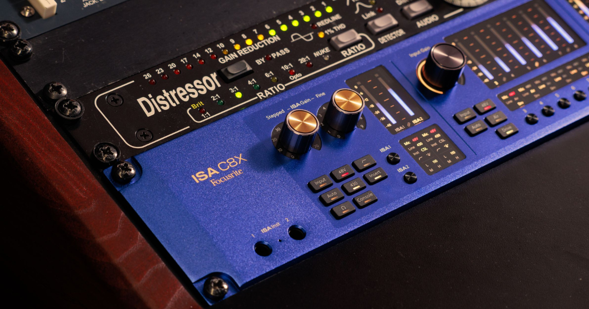 Focusrite ISA C8X : l&rsquo;héritage ISA en interface USB-C