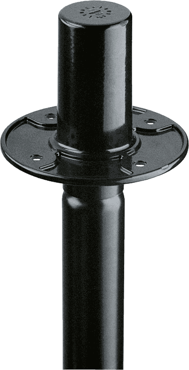 K&M 19656-000-55 BRIDE NOIRE POUR PIED D'ENCEINTE