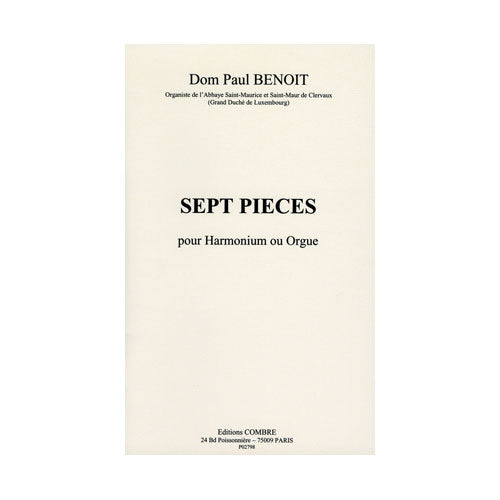 Combre Benoit - 7 Pièces - Harmonium Ou Orgue