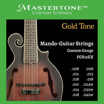 FGS12EX 12-snarige mando-gitaar in F-stijl, snaren