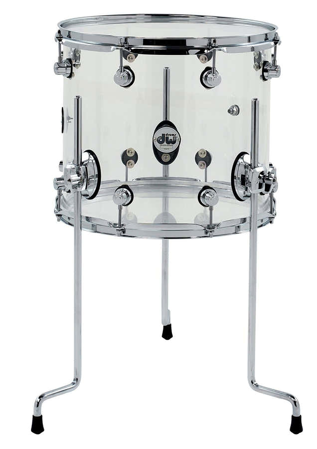 FLOOR TOM DESIGN ACRYLIC CLEAR 18" X 16"