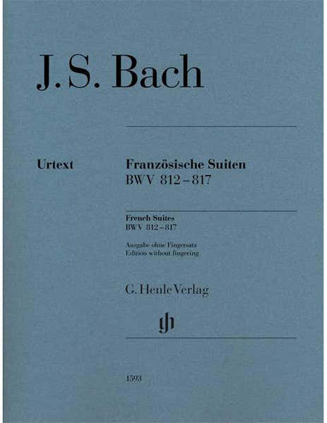 Henle Verlag Bach J.S. - Suites Francaises BWV 812-817 (sans Doigtes)