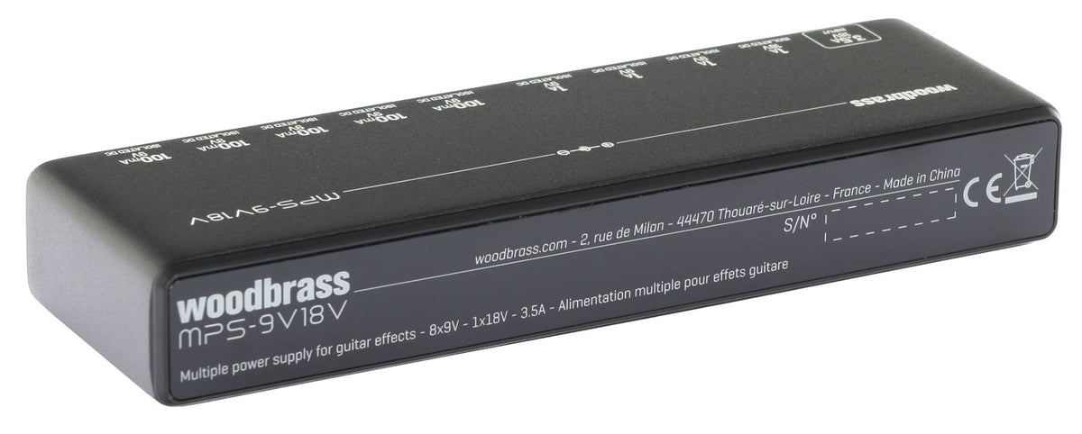 MPS-9V18V, Slim-Voeding Voor 9 Pedalen