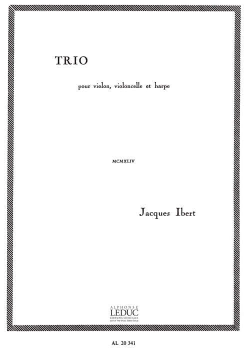 Trio pour violon violoncelle et harpe