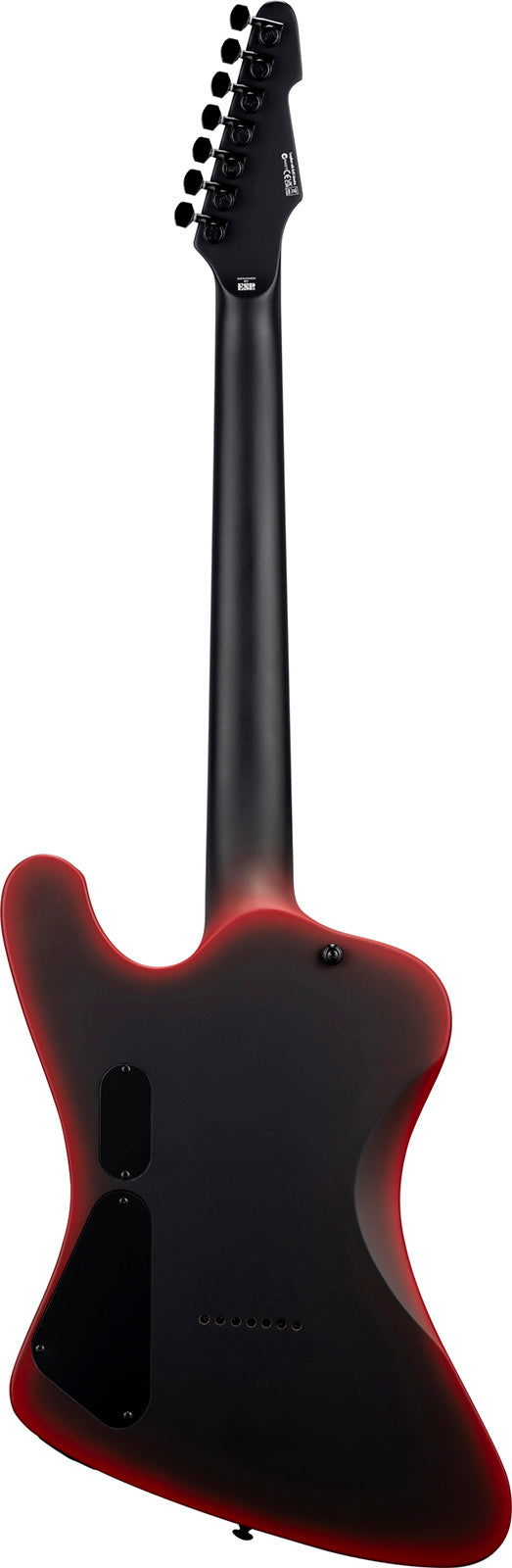 PHX-7 Bariton Zwart metaal Rode burst Satijn