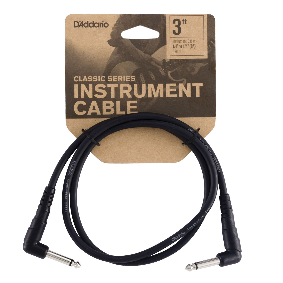 Classic Series Patchkabel RECHTE HOEK 3 Feet
