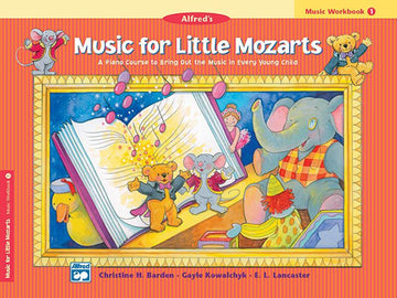 MUSIC FOR LITTLE MOZARTS - MUSIC WORKBOOK BOOK 1 - PIANO