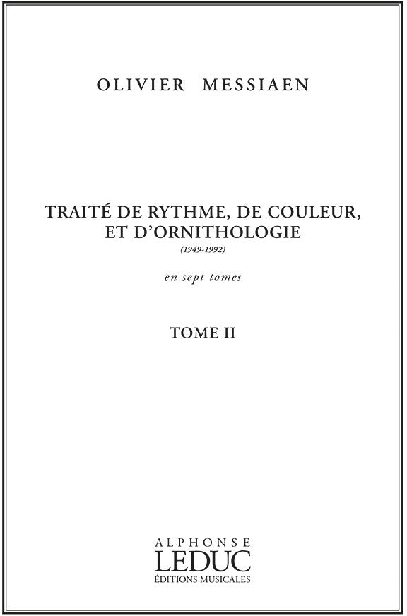 Leduc Traité de Rythme de Couleur et d'Ornithologie