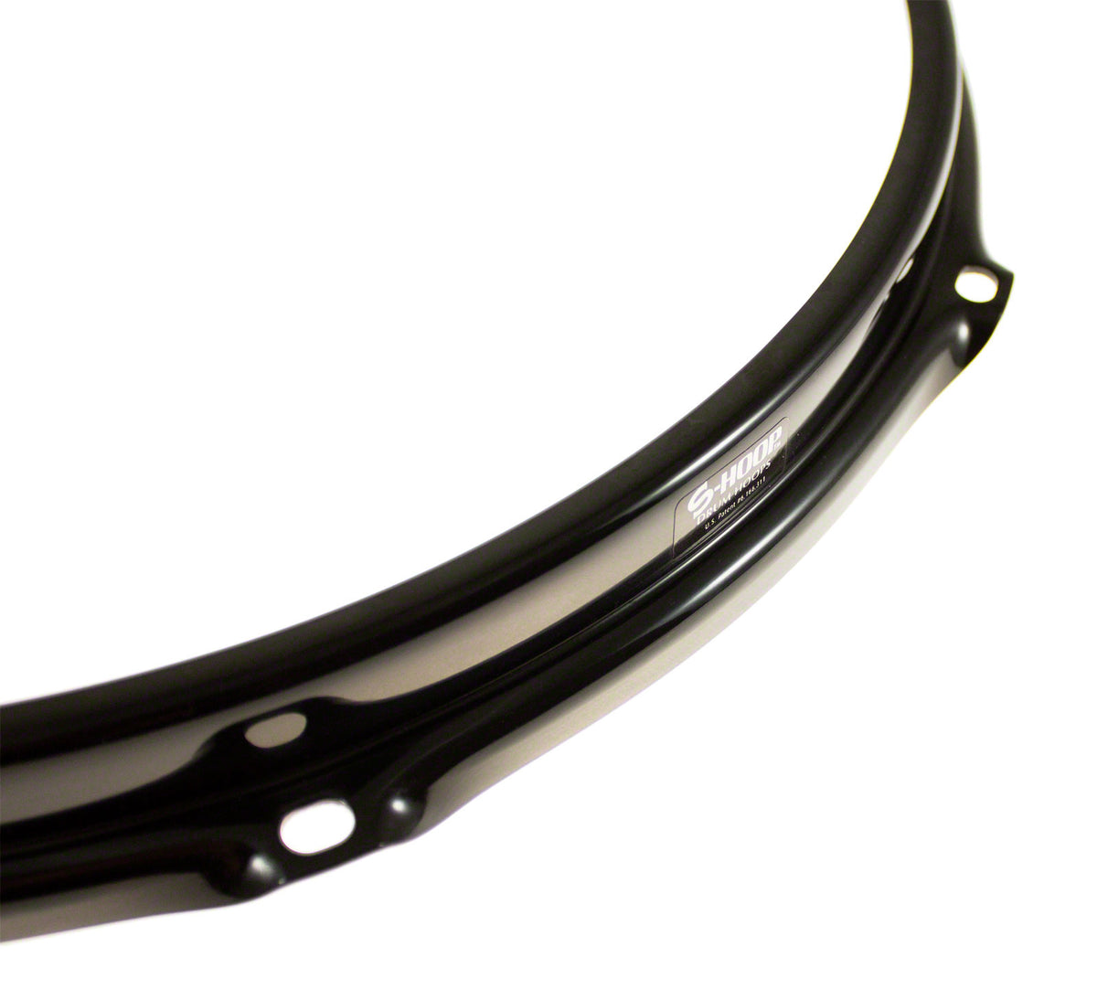SH86-BLK HOOP 8" 6 HOLES - BLACK